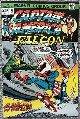 Buy Captain America Comic #192 (marvel,1975) Bronze Age ~ • 47.30£