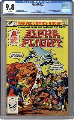 Buy ALPHA FLIGHT (1983 1st Series) #1 CGC 9.8 W/P🥇1st APPEARANCES GALORE IN ISSUE🥇 • 278.79£