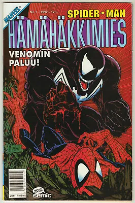 Buy AMAZING SPIDER-MAN #316 *FINNISH EDITION* 1st Venom Cover! MARVEL COMICS 1991 • 79.62£