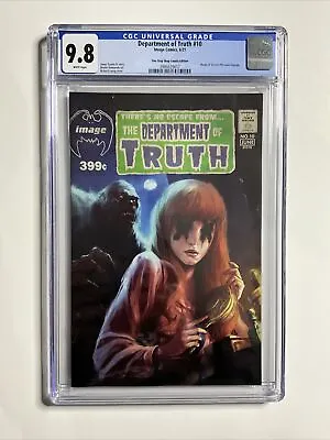 Buy Department Of Truth #10 (2021) CGC 9.8 Image House Of Secrets 92 Homage Variant • 130.14£