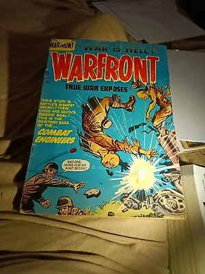 Buy Warfront #22 Harvey Comics 1954 Black Cat Mystery 50 Ad Golden Age Nostrand Art • 52.80£