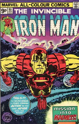 Buy Iron Man (1968) #  80 UK Price (5.0-VGF) Kirby Cover 1975 • 11.25£