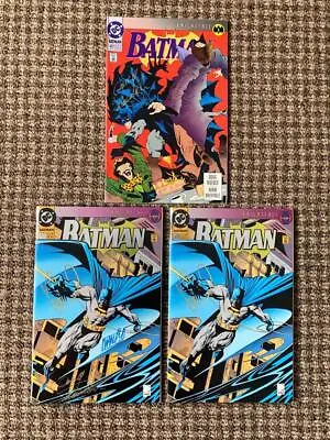 Buy Lot Of (3) Batman Knightfall #492 & #500 Signed 1993 DC Comic Books - NM • 19.72£