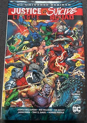 Buy Justice League Vs Suicide Squad - Hardback Graphic Novel - DC Comics Rebirth • 10.95£