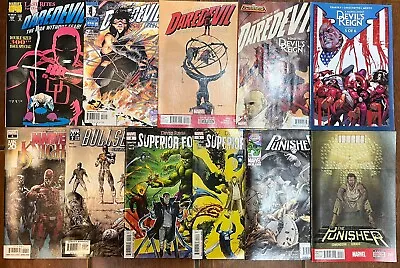 Buy MARVEL COMICS Daredevil & Punisher Mixed Job Lot Of 11 Issues NM • 3.20£