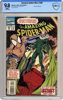 Buy Amazing Spider-Man #386 CBCS 9.8 1994 21-279FD9D-004 • 44.27£