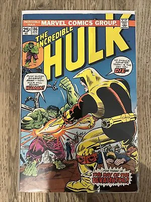 Buy Marvel Comics Incredible Hulk #186 1975 Bronze Age • 16.99£