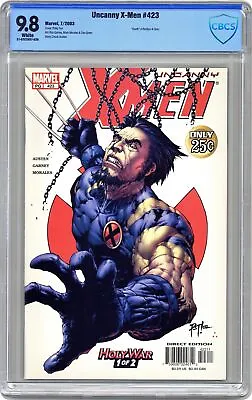 Buy Uncanny X-Men #423D Direct 25c Cover Price Variant CBCS 9.8 2003 21-02C29D7-026 • 19.79£