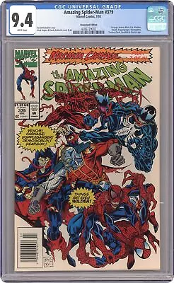 Buy Amazing Spider-Man #379N CGC 9.4 Newsstand 1993 4386729002 • 66.36£