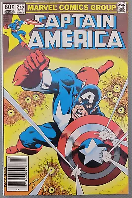 Buy Captain America #275 1982 Key Issue Newsstand 1st App Of 2nd Baron Zemo *CCC* • 19.99£
