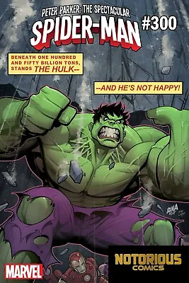 Buy Peter Parker Spectacular Spider-Man #300 Hulk Variant Marvel EXCELSIOR BIN • 2.84£