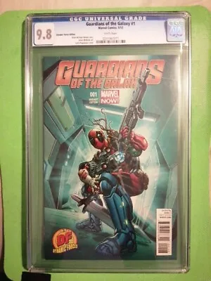 Buy Marvel Comics Guardians Of The Galaxy #1 Dynamic Forces CGC 9.8 Deadpool Variant • 65£