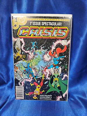 Buy CRISIS ON INFINITE EARTHS #1 (DC Comics 1985) -- George Perez -- VF+ • 5.52£