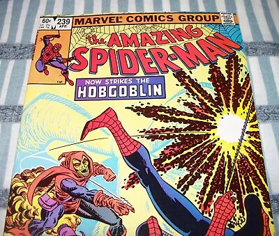 Buy The Amazing Spider-Man #239 Vs The HOBGOBLIN From Apr. 1983 In F/VF Condition DM • 31.97£