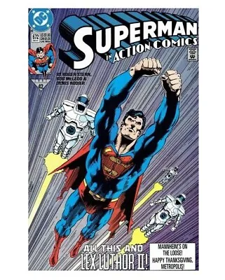 Buy DC COMICS Warner Bros SUPERMAN IN ACTION COMIC #672 1991 • 6.99£