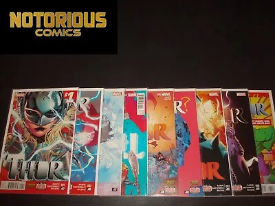 Buy Thor 1-8 Annual Complete Comic Lot Set Marvel Collection Jane Foster Aaron • 60.15£