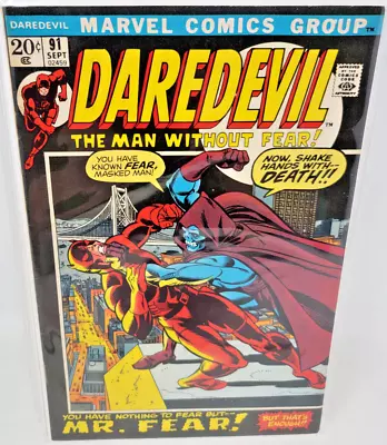 Buy Daredevil #91 Mr Fear 1st Appearance & Death *1972* 8.0 • 22.78£