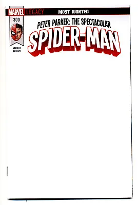Buy Marvel Spectacular Spider Man #300 BLANK Sketch Cover Variant - • 6.31£