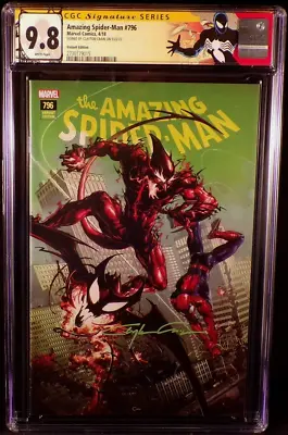 Buy 🕷 Amazing Spider-man #796 Cgc Ss 9.8 Clayton Crain Exclusive Variant Red Goblin • 134.40£