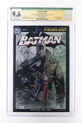 Buy Batman #608 - D.C. Comics 2002 CGC 9.6 Retailer Variant Signed Jim Lee, Williams • 2,891.81£