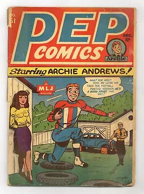 Buy Pep Comics #51 FR 1.0 1944 • 197.83£