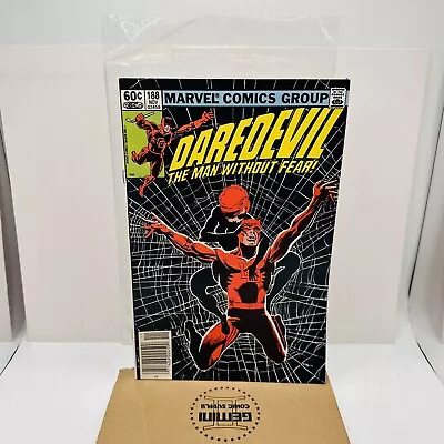 Buy DAREDEVIL #188 (Marvel 1983) NEWSSTAND FRANK MILLER STORY 1ST APP STONE VF+ • 11.07£