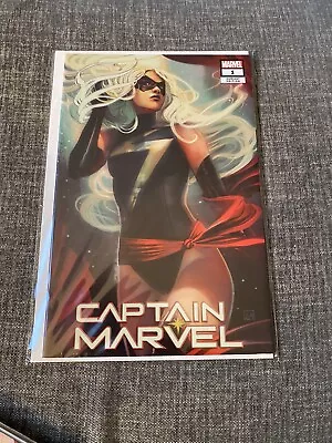 Buy Captain Marvel #1 Stéphanie Hans Variant Frankie's Exclusive Marvel 2018 • 10£
