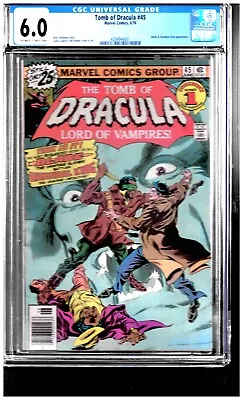 Buy Tomb Of Dracula # 45  CGC 6.0 1st Appearance Of Deacon Frost • 51.39£