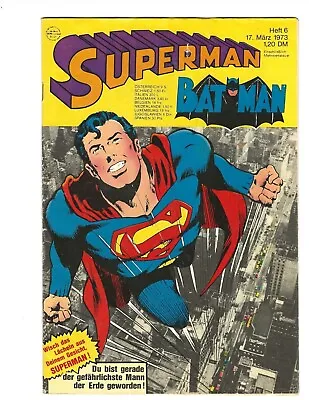 Buy Action Comics 419 (1973) SUPERMAN / BATMAN GERMAN VARIANT! NEAL ADAMS!  SCARCE!! • 94.60£
