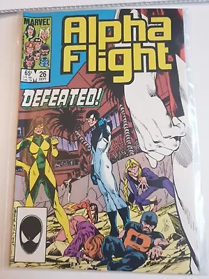 Buy Alpha Flight #26 Marvel Comics Sep 1985 John Byrne Rare Vf+ • 2.99£