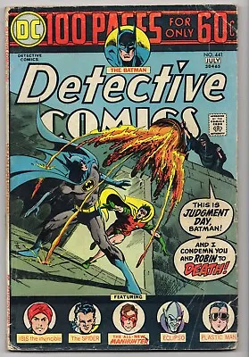 Buy Detective Comics #441 - DC (1974) 1st App Lt. Harvey Bullock • 24.42£