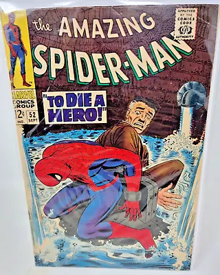 Buy AMAZING SPIDER-MAN #52 Death Of Big Man (Frederick Foswell) *1967* 6.0 • 63.32£