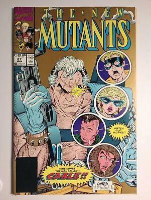 Buy New Mutants #87 Gold 2nd Printing Variant - 1st App Cable Marvel 1991 Deadpool • 9.81£