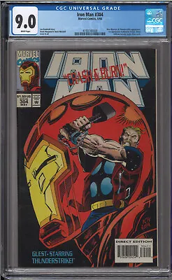 Buy Iron-Man #304 - CGC 9.0 - First Appearance Of Hulkbuster Armor • 40.21£