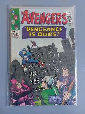 Buy THE AVENGERS #20 (1965)  VENGEANCE IS OURS!  MANDARIN -STAN LEE  Silver Age  • 44£