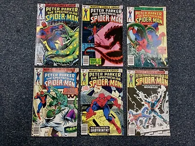 Buy Peter Parker Spectacular Spider-Man #31 32 33 34 35 38 (Marvel, 1979) VF 8.0 Lot • 31.53£