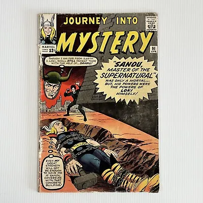 Buy Journey Into Mystery #91 GD 1962 Cent Copy 1st Valkyrie And Sandu • 84£