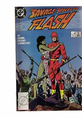 Buy DC Comics The Flash The Savage Speedster No 10 March 1988 75C USA • 4.24£