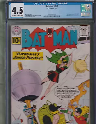 Buy BATMAN #141 (1961)  CGC (4.5) Very Good+ 2nd BAT-GIRL • 199.88£