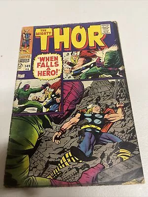 Buy Thor #149 Marvel Comics When Falls A Hero Mid Grade • 32.02£