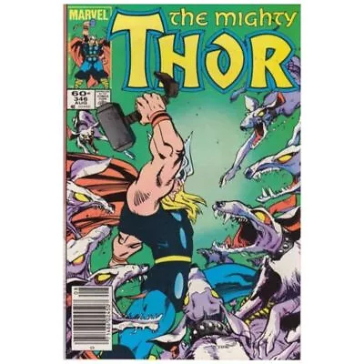 Buy Thor (1966 Series) #346 Newsstand In NM Minus Condition. Marvel Comics [b^ • 6.28£