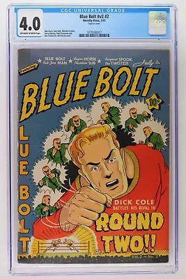 Buy Blue Bolt #v2 #2 - Novelty Press 1941 CGC 4.0  • 331.26£