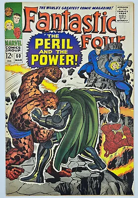 Buy Fantastic Four #60 1967 6.5(A) Doctor Doom Cvr/appear Vs. FF; Inhumans App! Tape • 25.30£