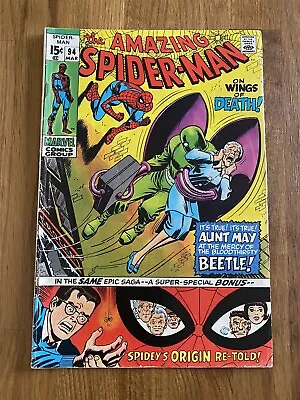 Buy The Amazing Spider-man #94 - Marvel Comics - 1971 • 42.50£