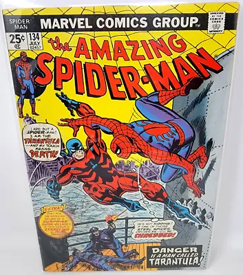 Buy Amazing Spider-man #134 Tarantula 1st & Punisher 2nd Appearance *1974* 4.5 • 81.24£