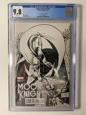 Buy Moon Knight #200 NM+ CGC 9.8! Remastered Sketch 1:1000 Variant! Super Rare! • 319.81£