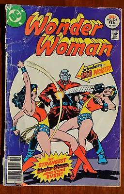 Buy Wonder Woman #228  1977 Torn Cover   Retreat To Tomorrow  1st App. Red Panzer • 3.95£