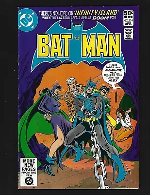 Buy Batman #334 VF- Aparo Talia & Ra's Al Ghul Catwoman Robin King Faraday • 11.99£