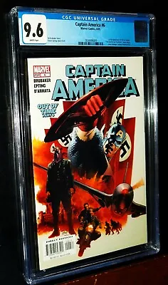 Buy CAPTAIN AMERICA CGC #6 OUT OF TIME 2005 Marvel Comics CGC 9.6 NM+ White Pages 06 • 180.83£