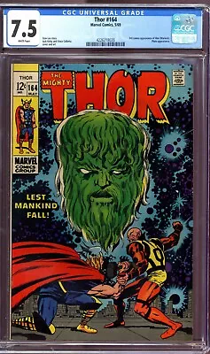 Buy 1969 Thor 164 Cgc 7.5 White Pages Marvel Original Owner  More Books Listed • 94.05£